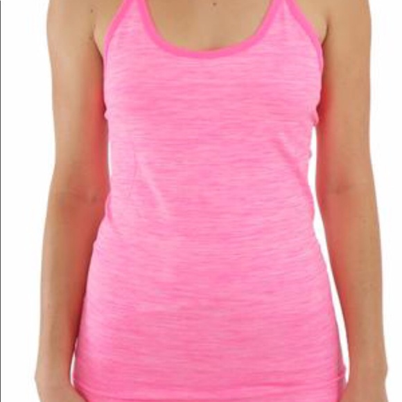 CLEARANCE Blue Strappy Workout tank top - Picture 3 of 4